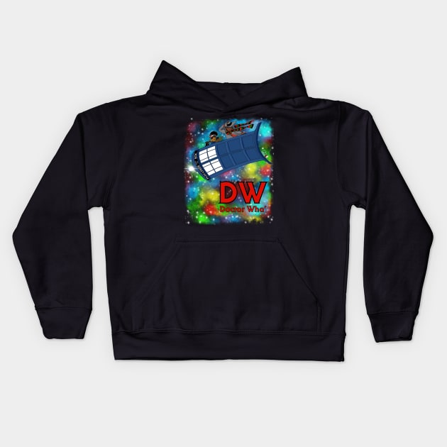 Doctor Wha? Kids Hoodie by RhinoChild